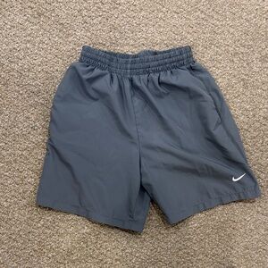 Nike Boys Dri fit Dark Gray Athletic Shorts